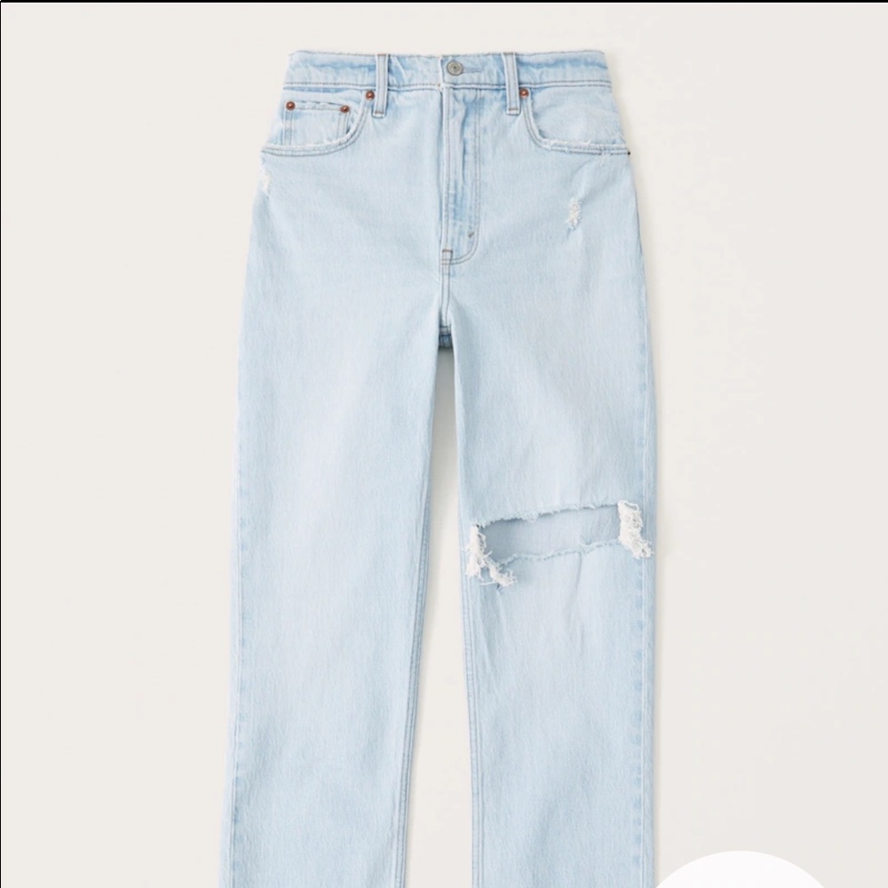 Abercrombie Ultra High Rise 90s Straight Jean